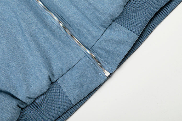 EAC–Vintage Wash Faux Fur Padded Jacket