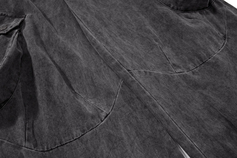 EAC – Washed Wide-Leg Denim Pants