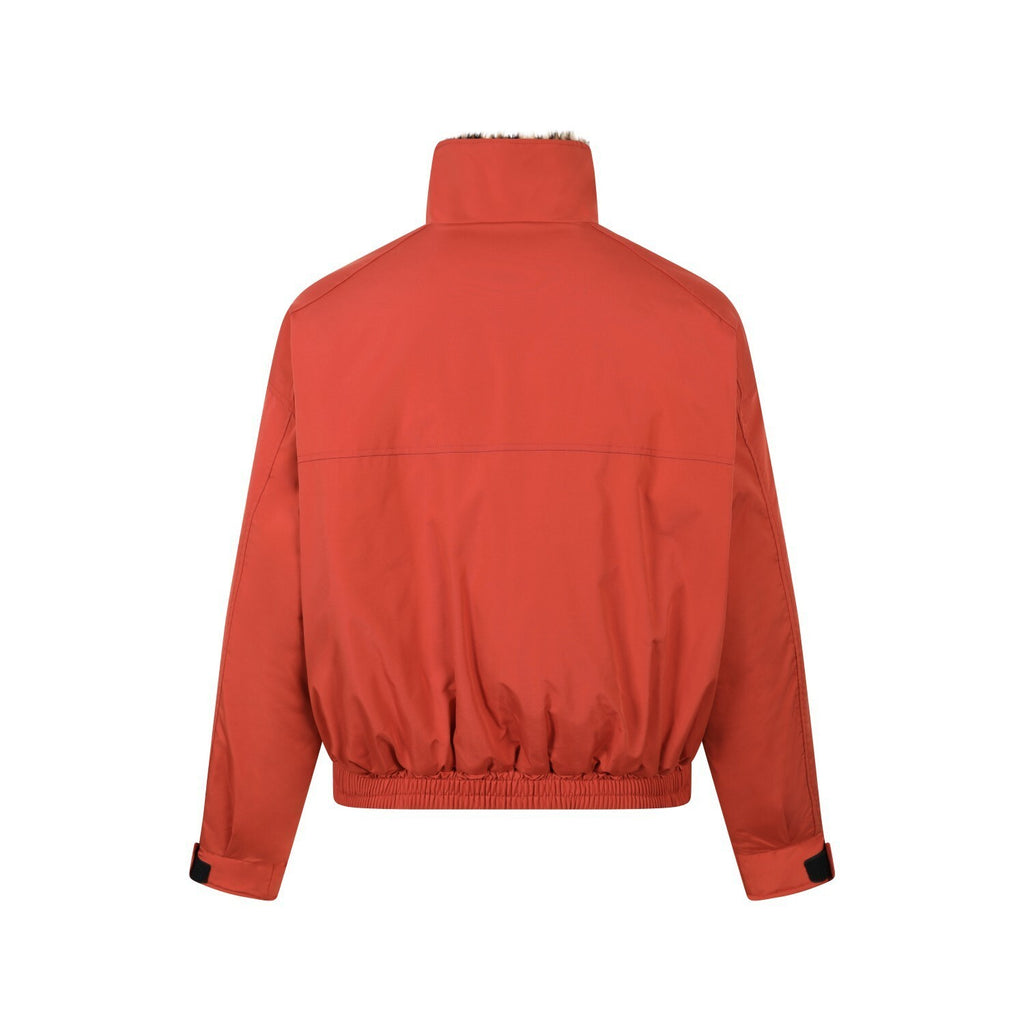 EAC–Padded Jacket with Leopard Lining