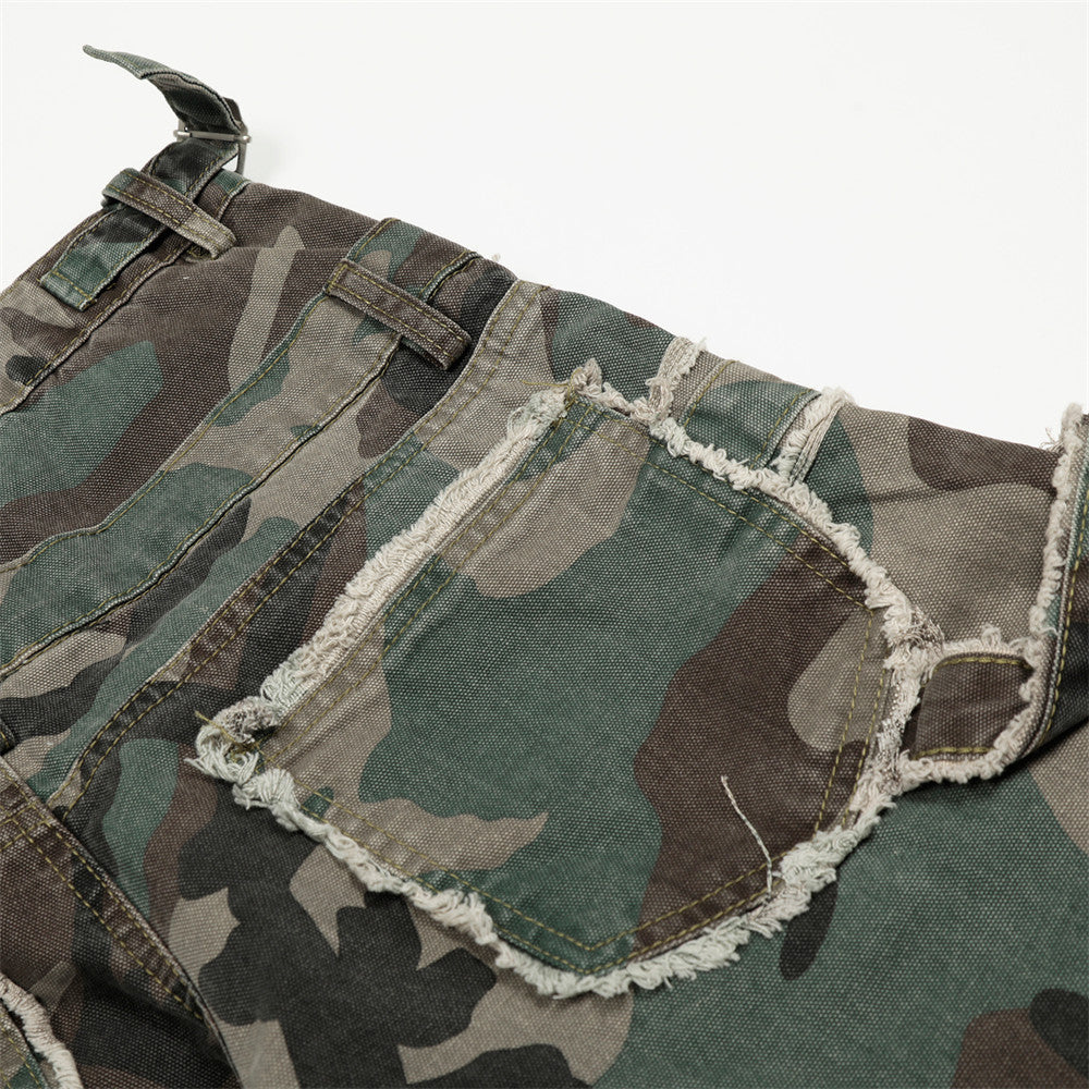 TwinBelt Camo Cargo Pants