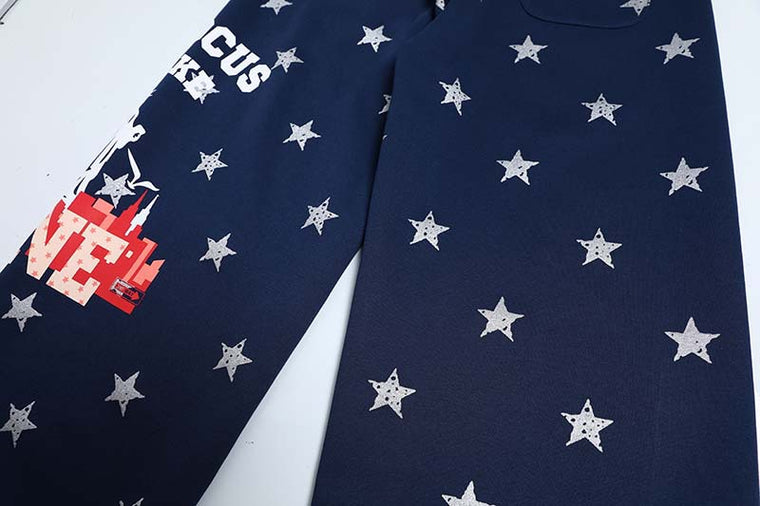 EAC – All-Over Star Print Sweatpants
