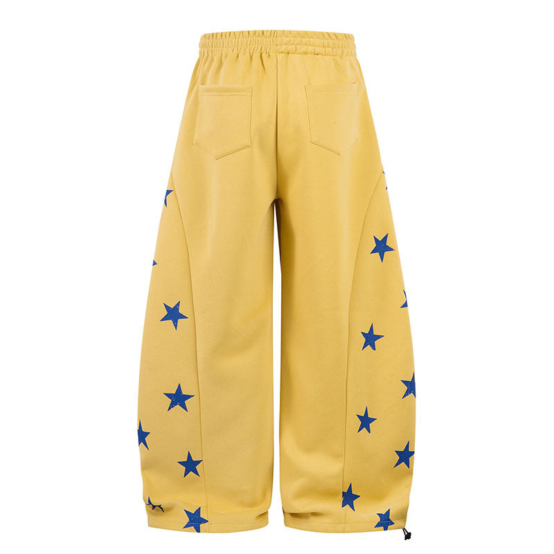 EAC–Star Print Slash Fit Sweatpants