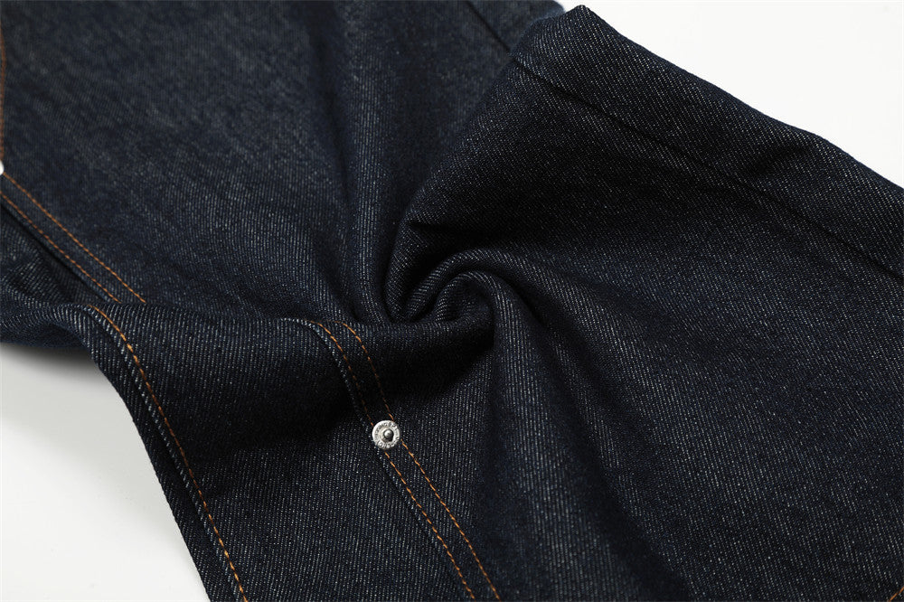 TwinBelt Patchwork Jeans