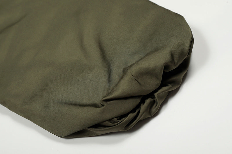 EAC–Faux Fur Trim Puffer Jacket