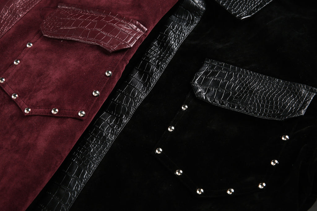 StudPanel Leather Jacket