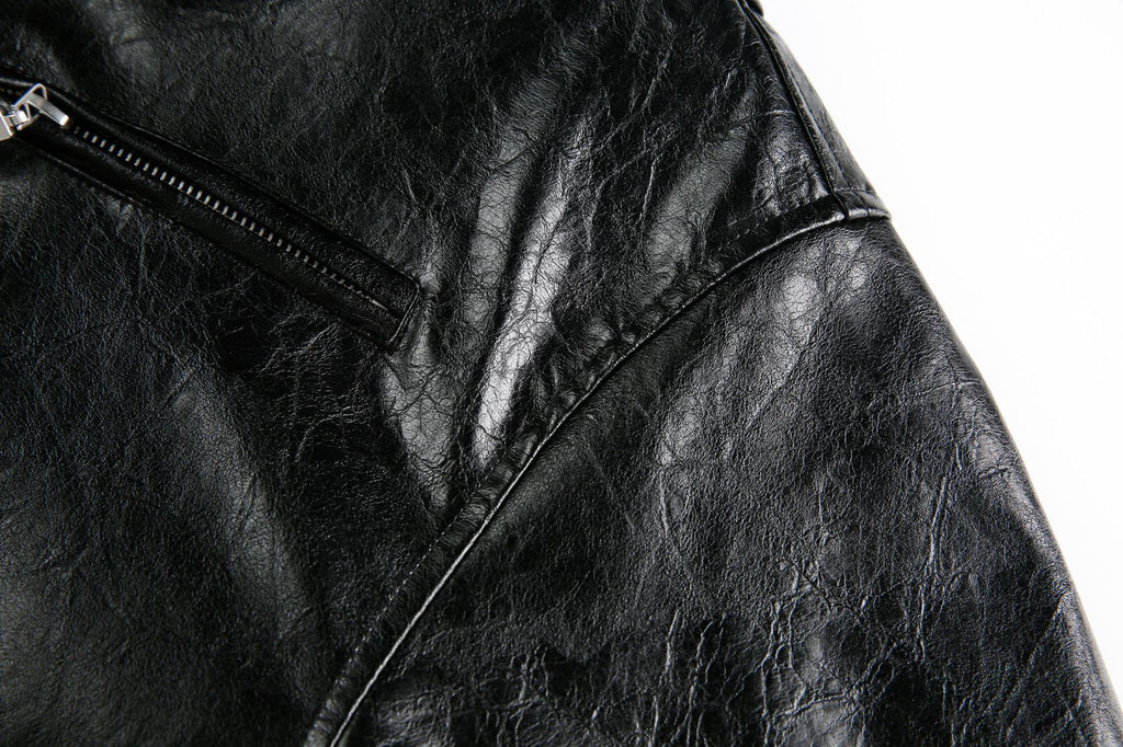 DarkPortrait Leather Jacket