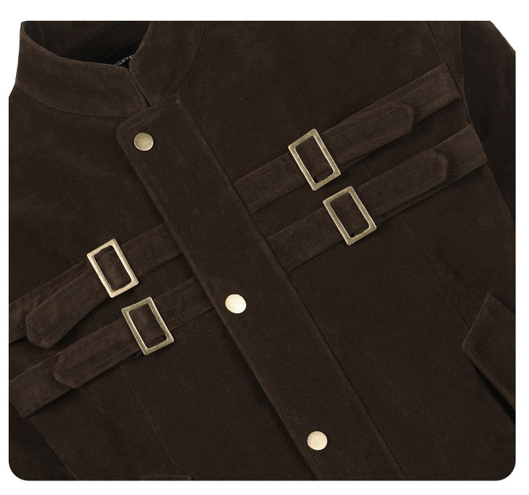 EAC–Vintage Suede Panel Jacket