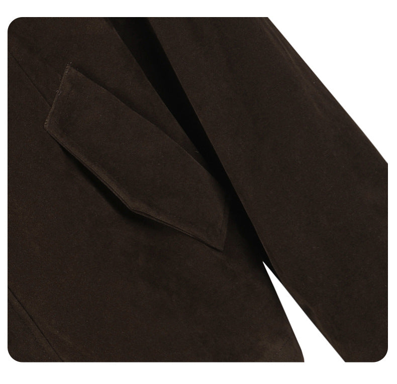 EAC–Vintage Suede Panel Jacket