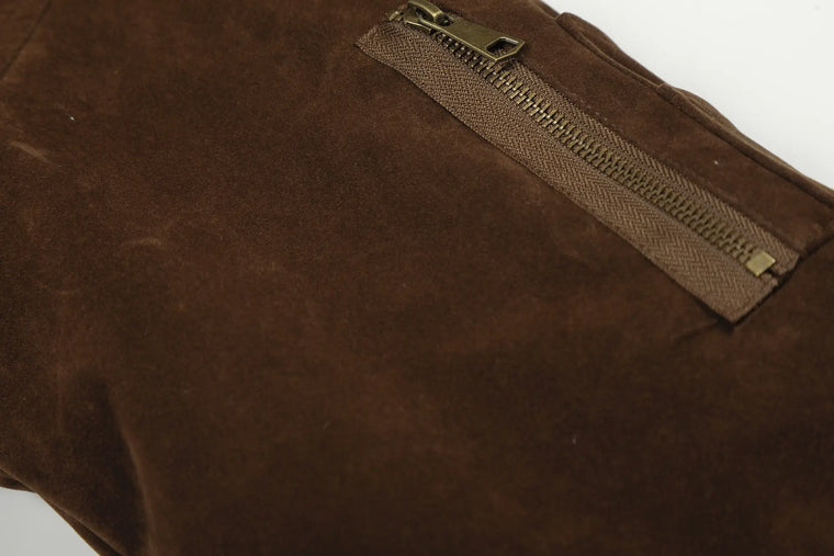 EAC–Retro Toggle Front Cropped Hooded Jacket