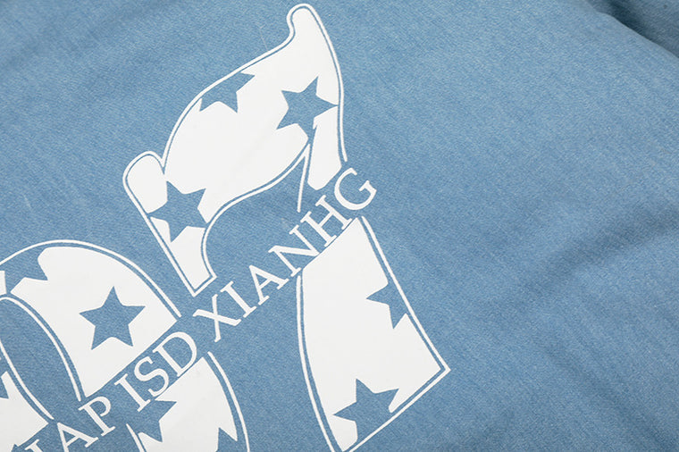 EAC–Vintage Wash Faux Fur Padded Jacket