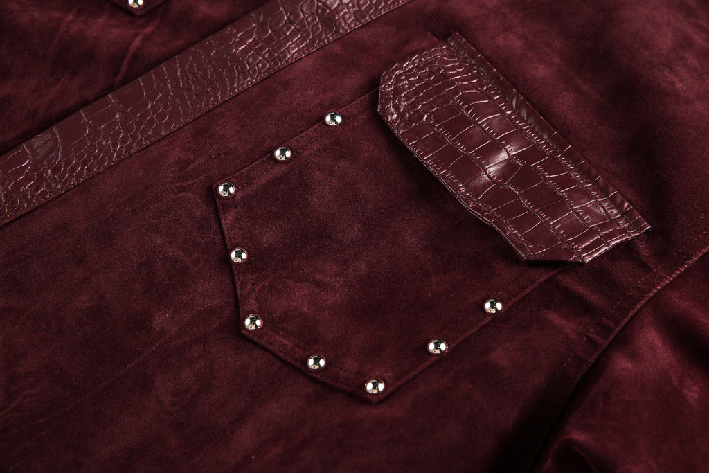 StudPanel Leather Jacket