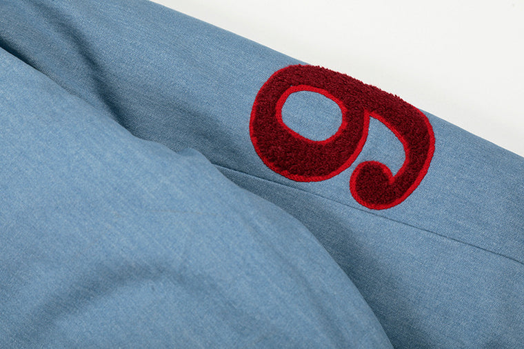 EAC–Vintage Wash Faux Fur Padded Jacket