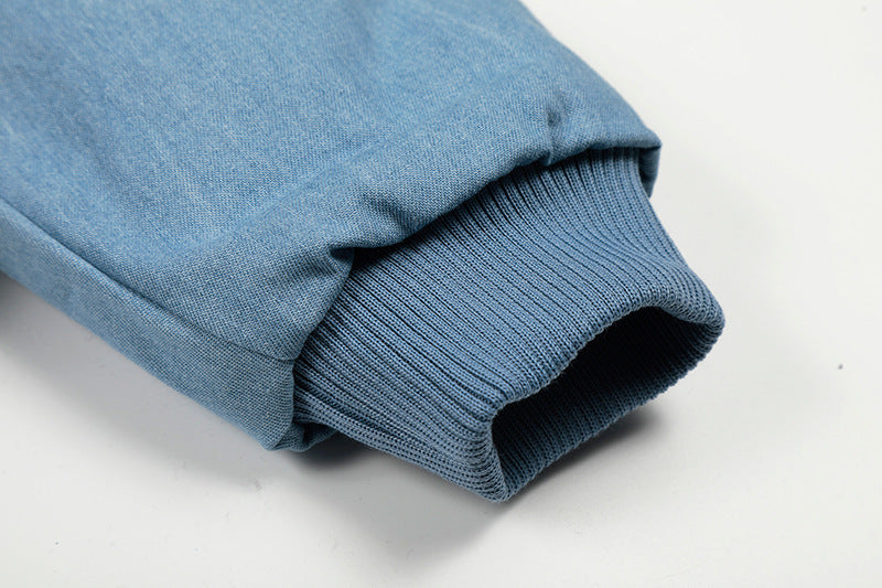 EAC–Vintage Wash Faux Fur Padded Jacket