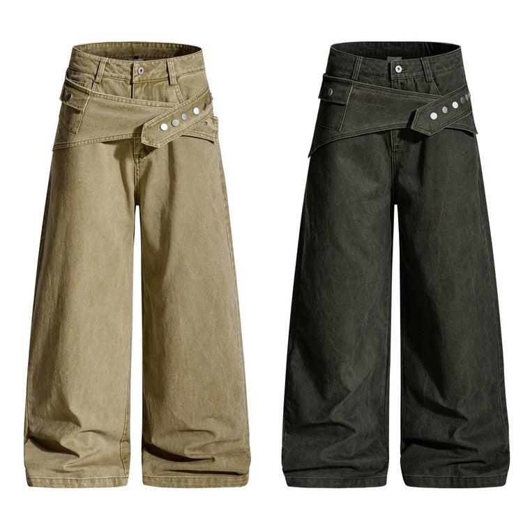 EAC – Detachable Utility Wide-Leg Jeans