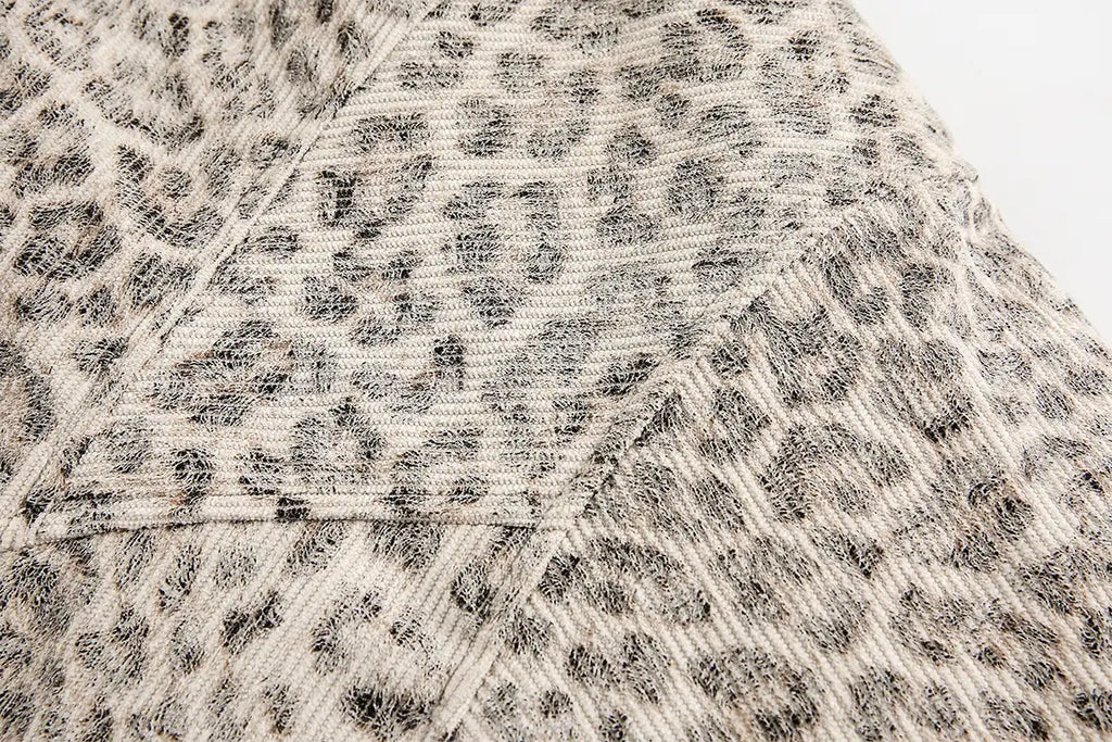 EAC–Leopard Lined Padded Jacket