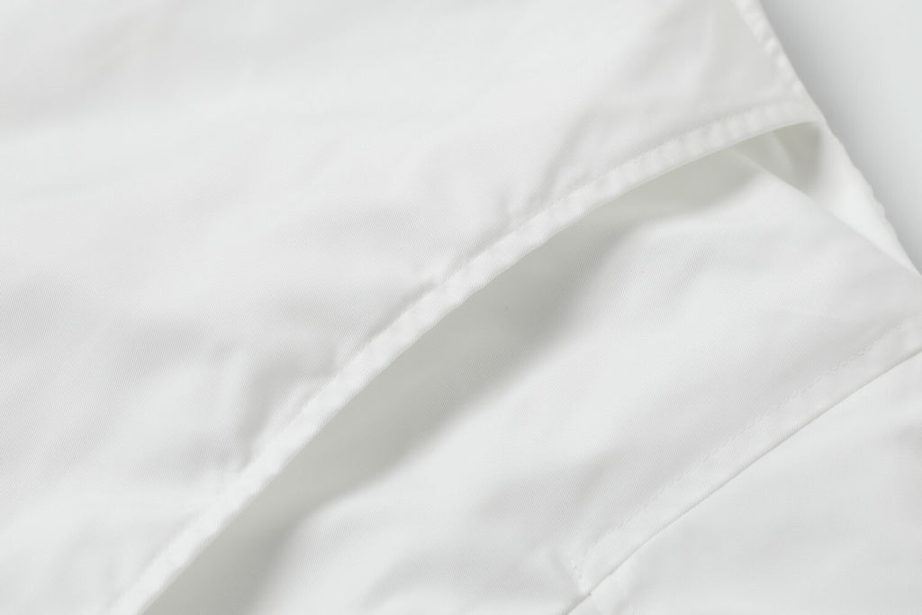 EAC–Patch Embroidered Fur-Trim Hooded Padded Jacket