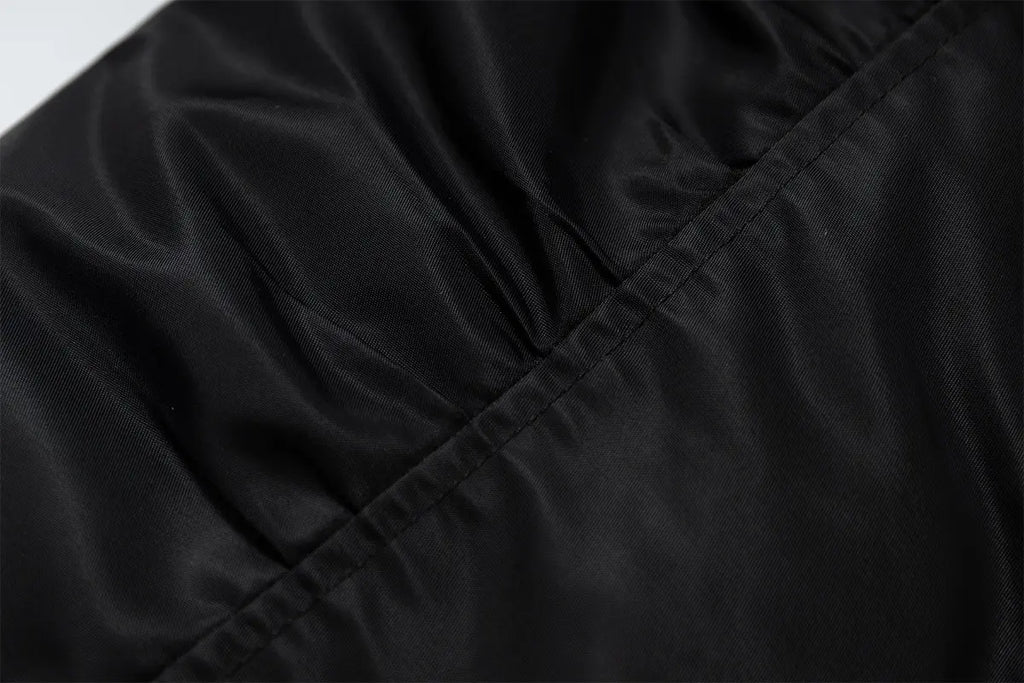 EAC–Insulated Faux Fur Collar Bomber Jacket
