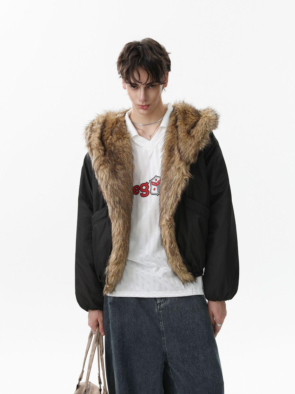 EAC–PlushTrim Hooded Jacket