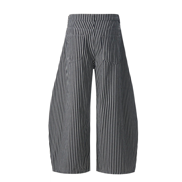 EAC – Curved-Leg Stripe Jeans