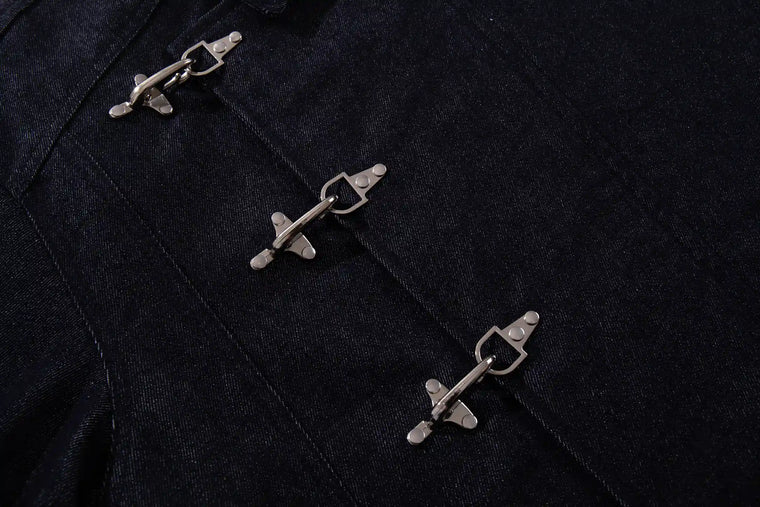 EAC – Toggle Closure Raw Denim Jacket