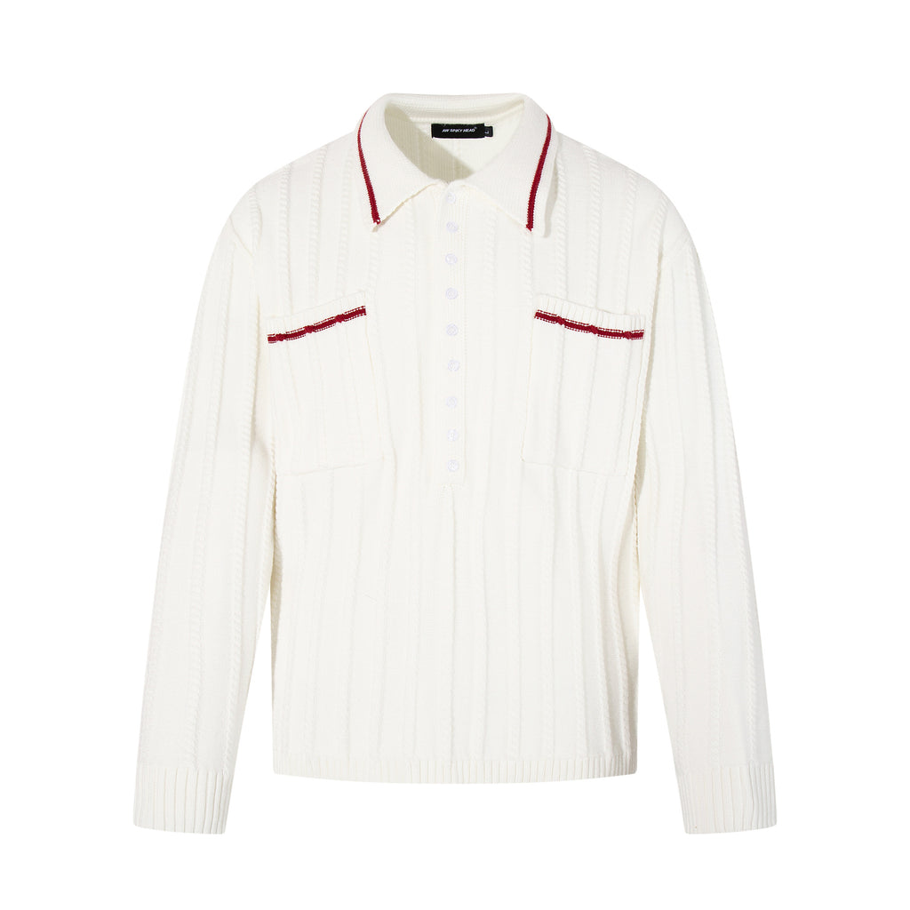 EAC – Luxe Knit Polo Sweater