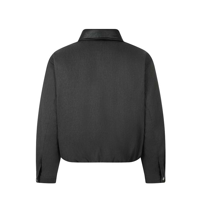 EAC–Barn-Inspired Padded Zip Jacket