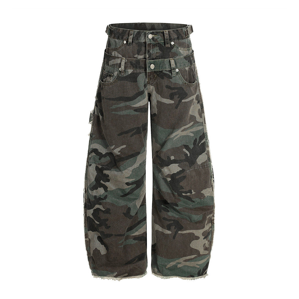 TwinBelt Camo Cargo Pants