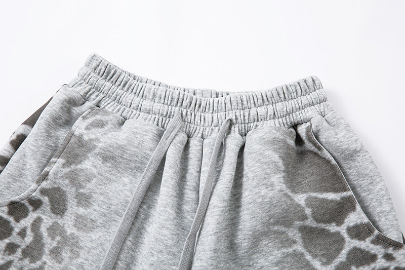 EAC–Wild Leopard Slash Fit Joggers