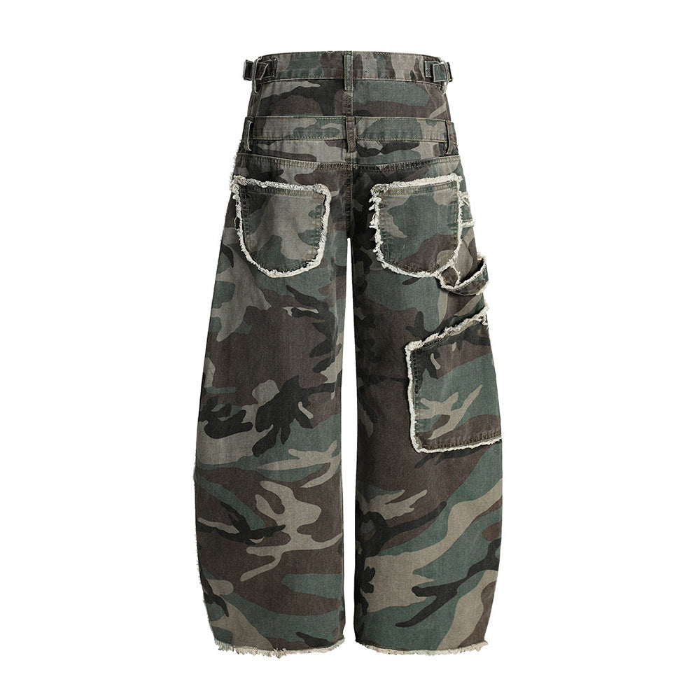 TwinBelt Camo Cargo Pants