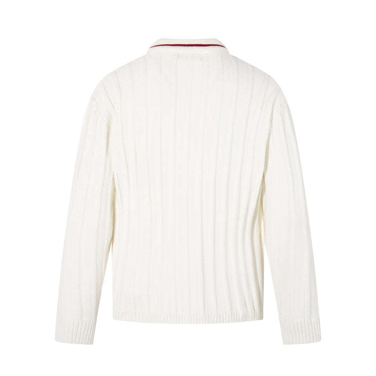 EAC – Luxe Knit Polo Sweater