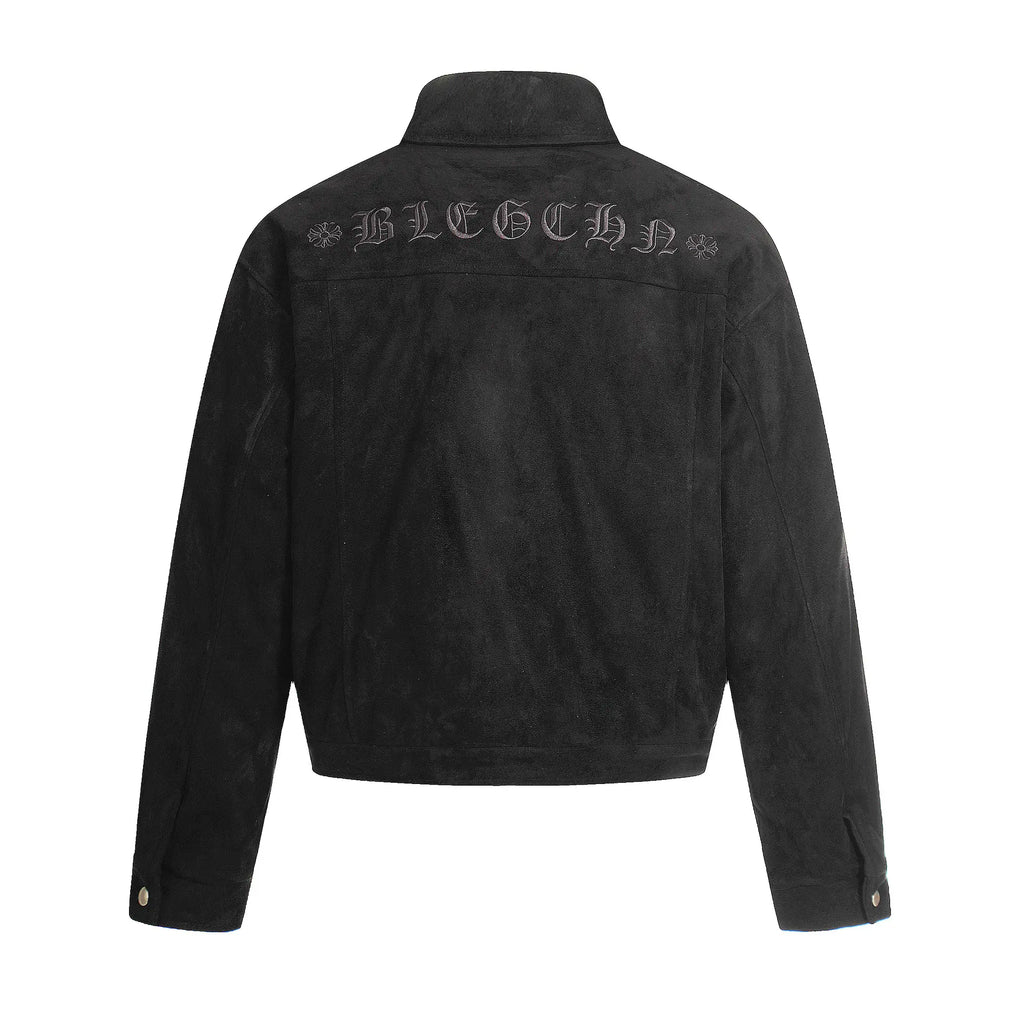 EAC–Suede Buckle Padded Jacket