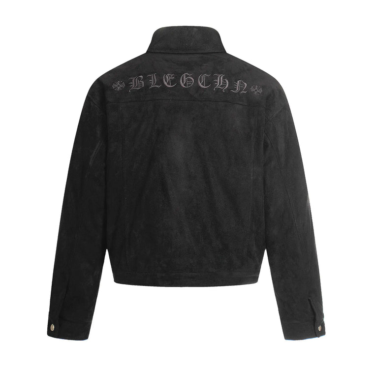 EAC–Suede Buckle Padded Jacket