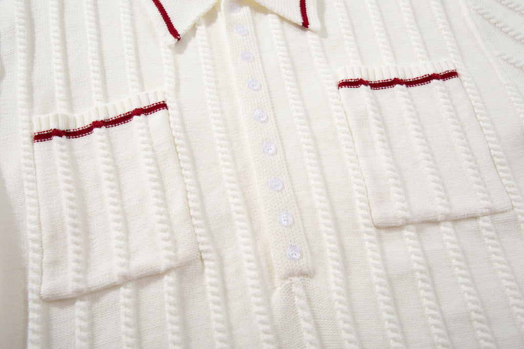 EAC – Luxe Knit Polo Sweater