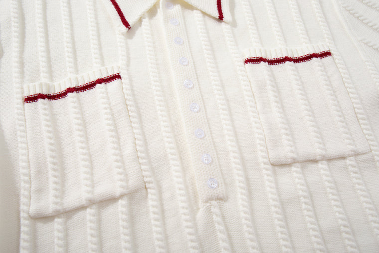 EAC – Luxe Knit Polo Sweater