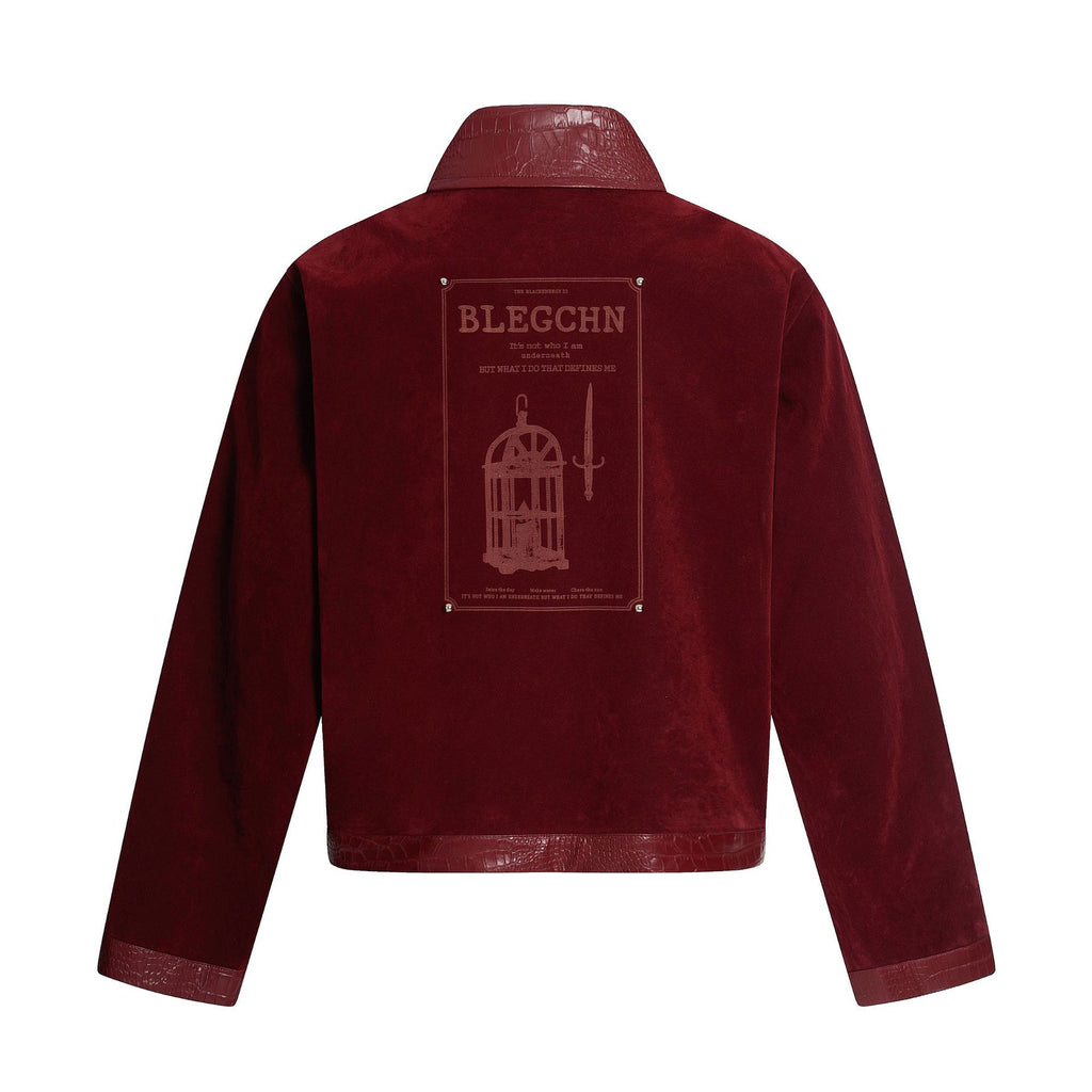 StudPanel Leather Jacket