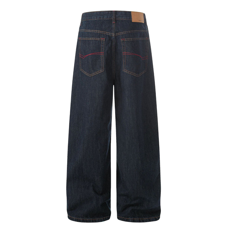 EAC – Panelled Button-Fly Jeans