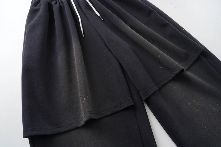 EAC – Layered Washed Track Pants