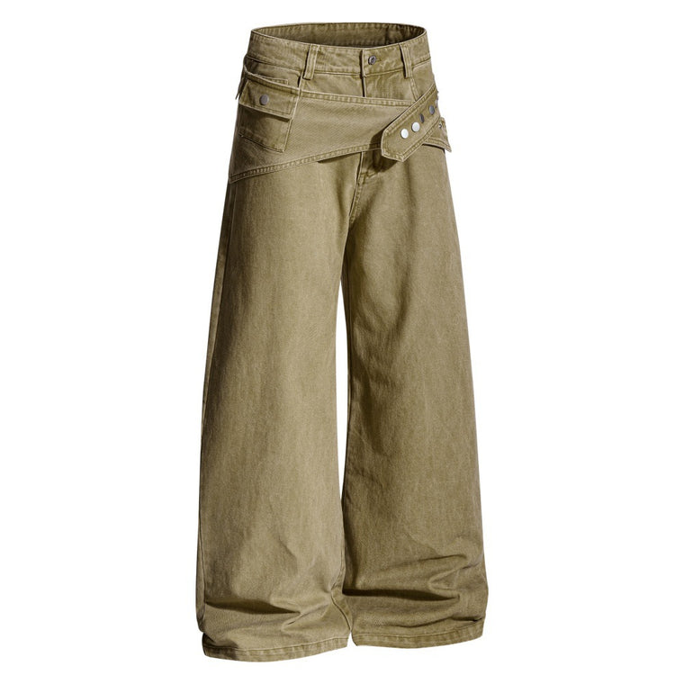 EAC – Detachable Utility Wide-Leg Jeans