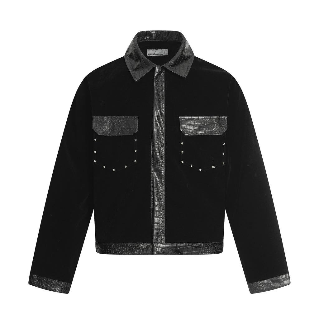 StudPanel Leather Jacket