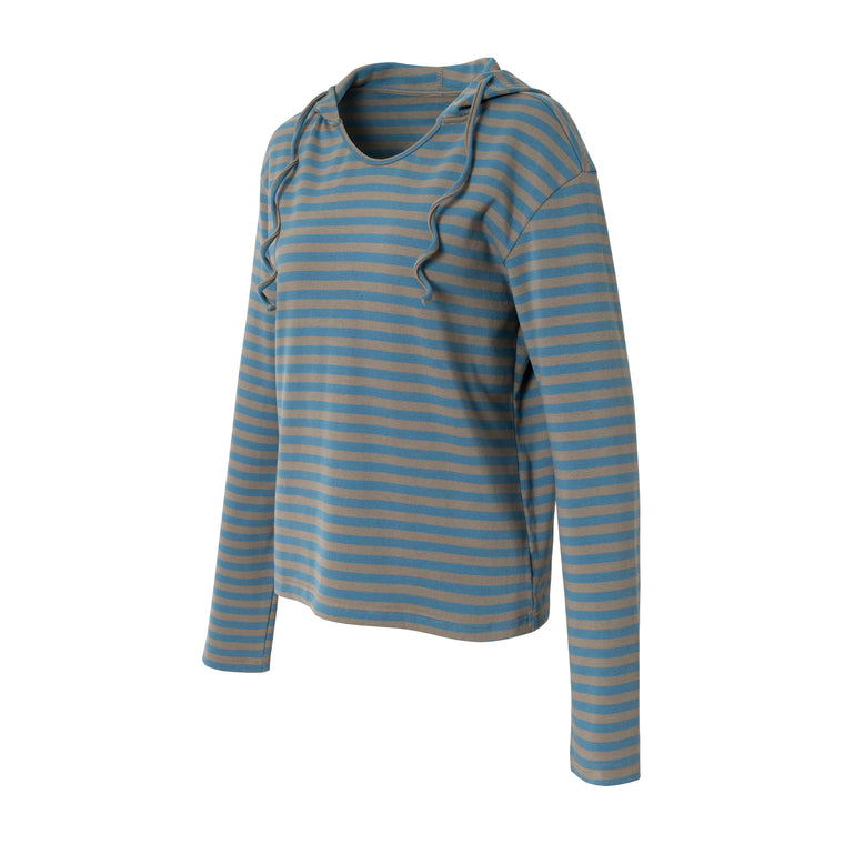 EAC–Relaxed Striped Hoodie