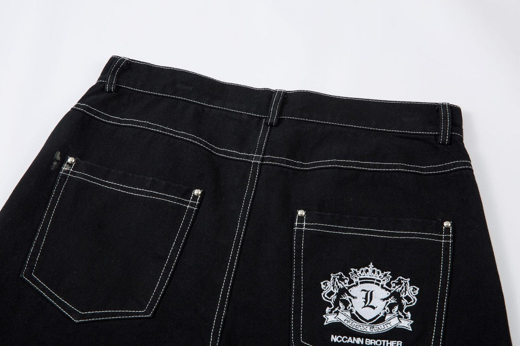HeavyThread Wide-Leg Jeans