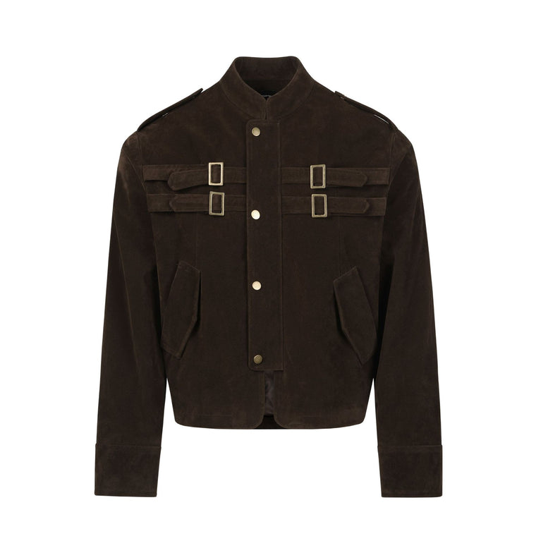 EAC–Vintage Suede Panel Jacket