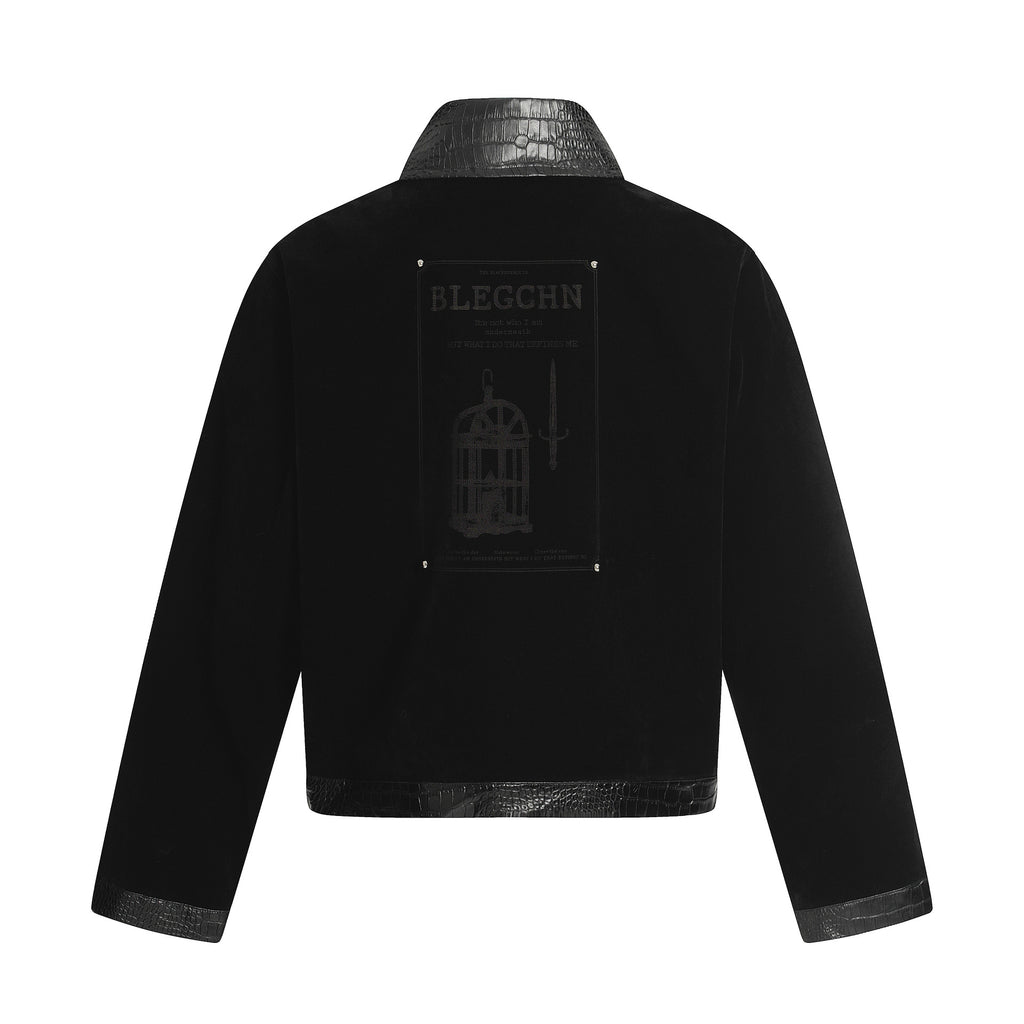 StudPanel Leather Jacket