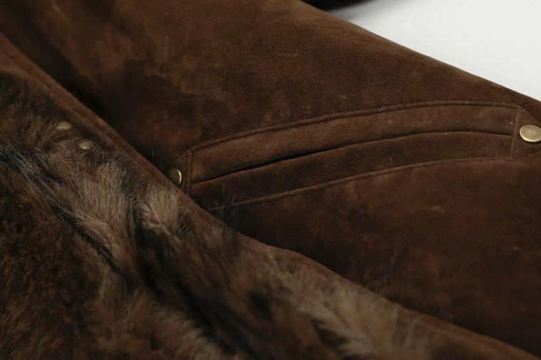 EAC–Retro Toggle Front Cropped Hooded Jacket