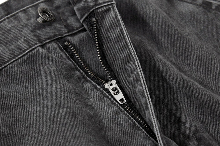 EAC – Washed Wide-Leg Denim Pants