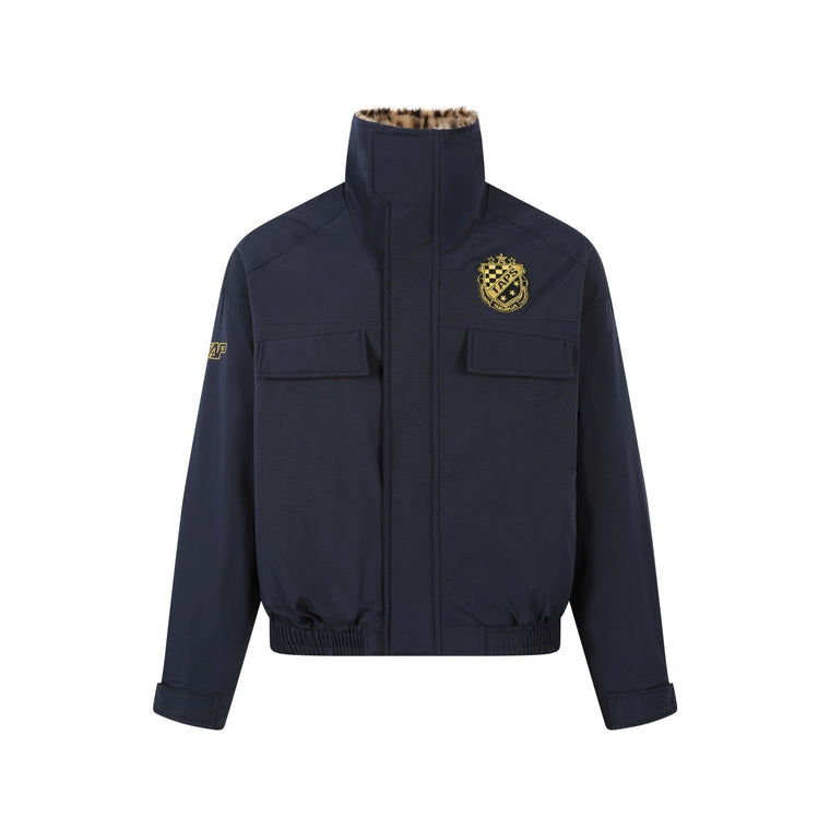 EAC–Padded Jacket with Leopard Lining