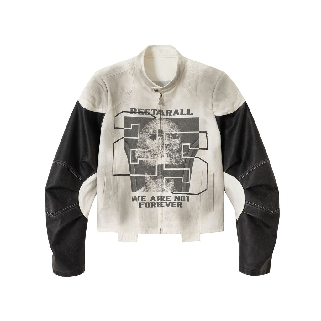 MotoBlade Panelled Leather Jacket