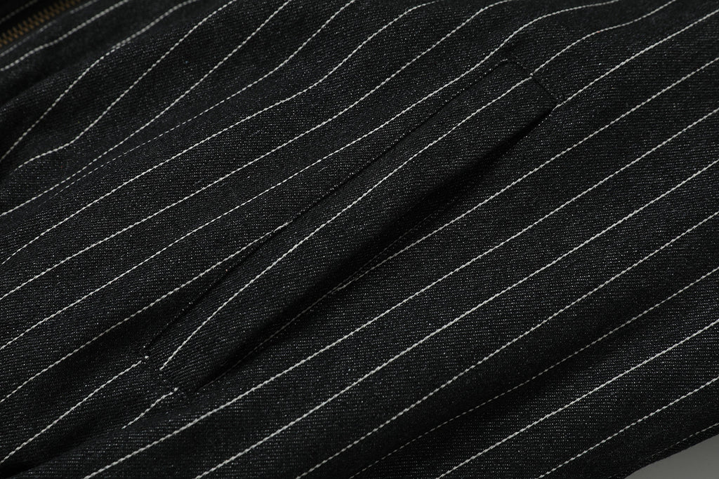 EAC–Striped Leopard Fur-Trim Hooded Padded Jacket