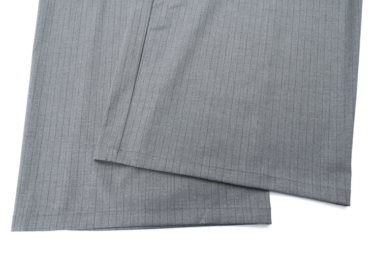 EAC–Pinstripe Wide-Leg Tailored Pants