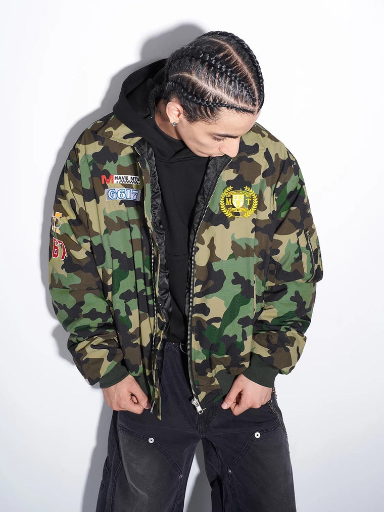 EAC–Varsity Patch Bomber Puffer